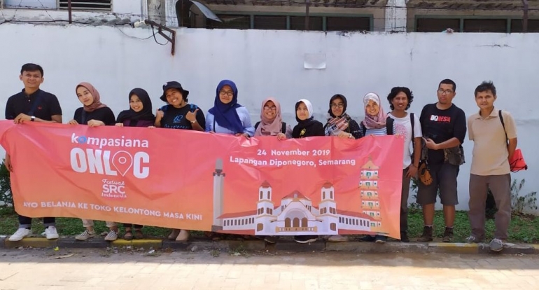 Kompasianer di acara Kompasiana Onloc SRC Semarang. (Dokpri)