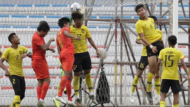 Timnas Malaysia vs Timor Leste (AP Photo/Aaron Favila) 