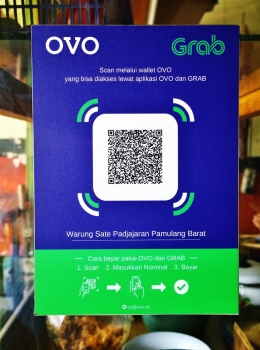 Info cara melakukan pembayaran dengan OVO di mitra GrabFood (dokpri).