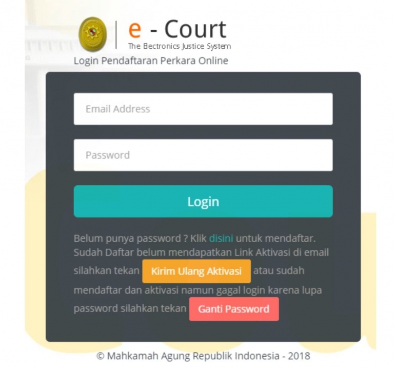 (https://ecourt.mahkamahagung.go.id/)