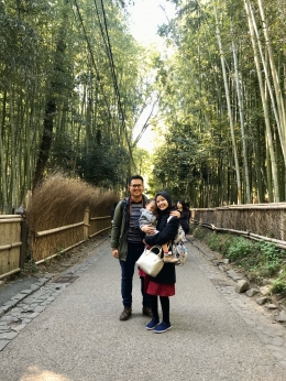 Hutan Bambu Arashiyama, Sumber: Dokumen Pribadi