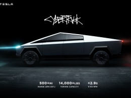 Tampilan situs preordered Tesla Cybertruck yang baru memulai produksi masal pada tahun 2022 | theverge.com