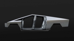 Desain bodi Tesla Cybertruck | insideevs.com