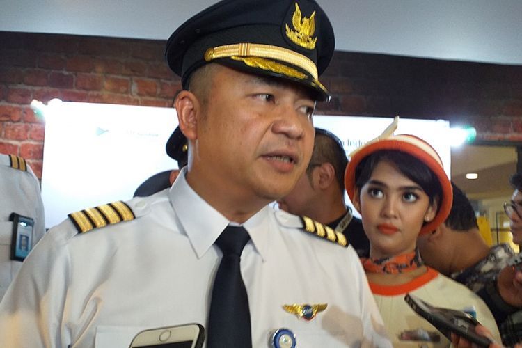 Direktur Utama Garuda Indonesia I Gusti Ngurah Askhara Danadiputra.(KOMPAS.com/AMBARANIE NADIA)