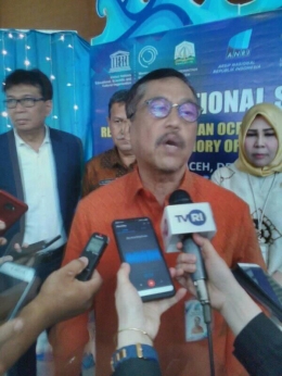 Wawancara dengan Jurnalis Plt Kepala ANRI Dr M Taufik | dokpri