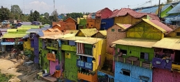 Kampung warna warni Jodipan, Malang (Dok. Pribadi)