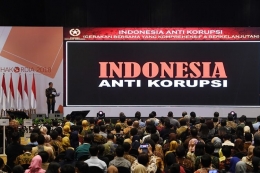 Presiden Joko Widodo memberikan sambutan ketika membuka peringatan Hari Anti Korupsi Dunia (Hakordia) tahun 2018 lalu di Jakarta, Selasa (4/12/2018). | Sumber: ANTARA/Wahyu Putro A