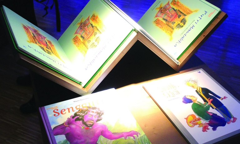 Buku anak Indonesia di Frankfurt Book Fair (Sumber: Bambang Trim)