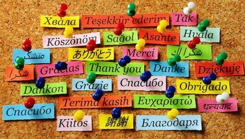 Ucapan "terima kasih" dalam berbagai bahasa| Sumber:Shutterstock