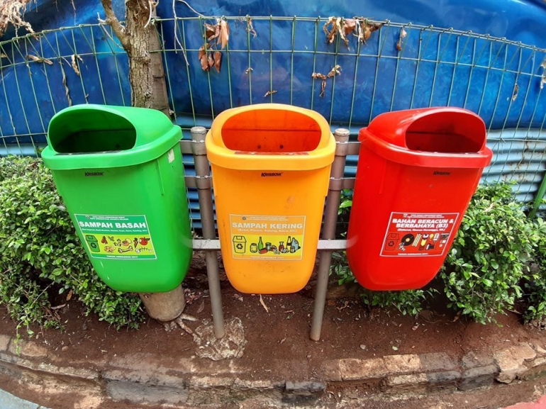 Tiga Tempat Sampah (dokpri)