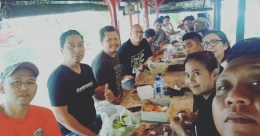 Makan bareng Anggota KC Korwil Jakarta Selatan (dokumentasi pribadi)