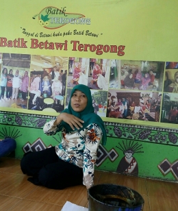 Siti Laela Founder Batik Betawi Terogong dokpri