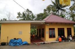 Masjid Taman Surga Al Ikhlas, Sukababo, hasil crowdfunding Masjid Nusantara. (Sumber: Masjid Nusantara)