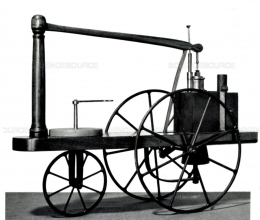 Mesin uap karya William Murdoch dan James Watt tahun 1784