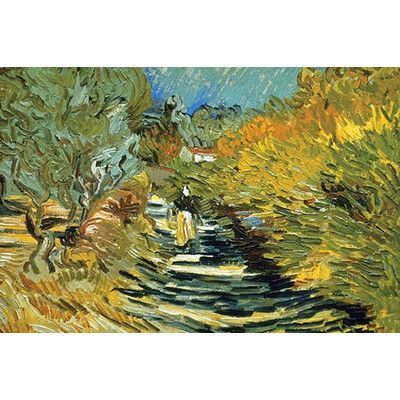 Buyenlarge 'Saint-Remy' by Vincent Van Gogh Painting Print (sumber: pinterest.ca/ourartpage)