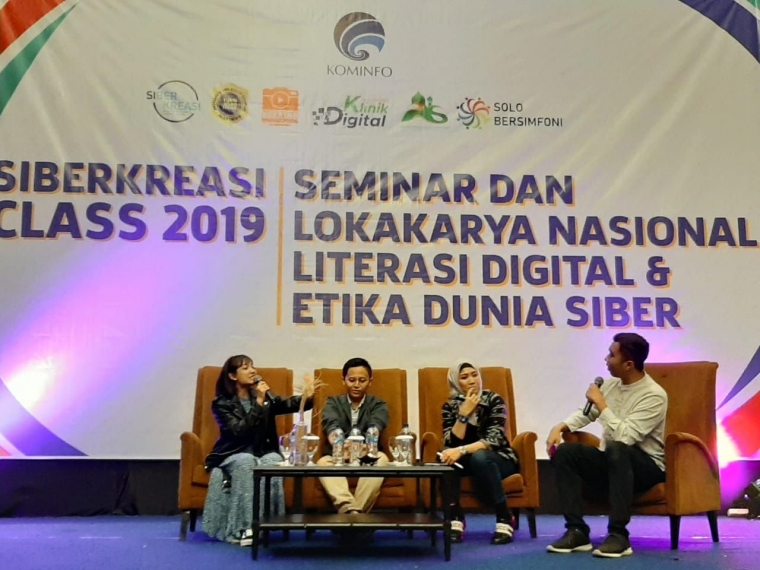 Para Pemateri dan Peserta Siberkreasi Class 2019 - Foto: Dokumentasi Pribadi