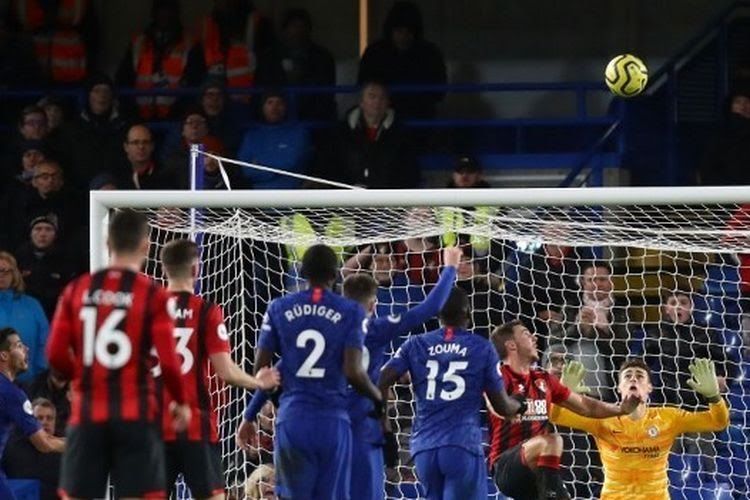 Laga pekan 17 Premier League, antara Chelsea vs Bournemouth, dimenangkan oleh Bournemouth 0-1 di Stamford Bridge (14/12). Sumber gambar: Kompas.com/AFP
