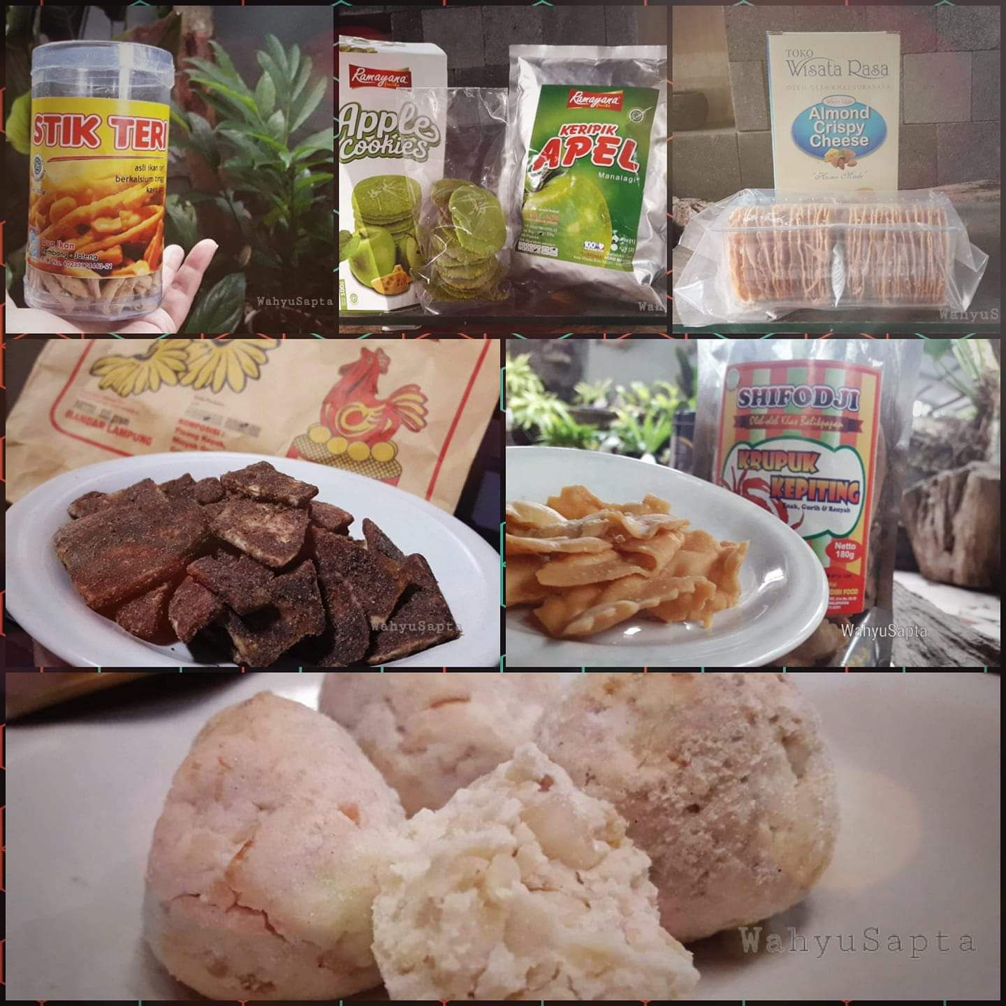 Beberapa camilan oleh-oleh dari saudara dan kerabat. (Gambar: dokpri).