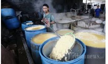 Pembuatan tahu. Tempo.com