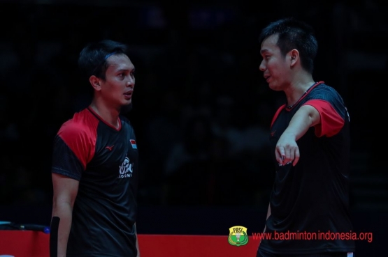 Komunikasi, bagian dari empati yang sangat penting bagi pemain ganda (foto: badmintonindonesia.org).
