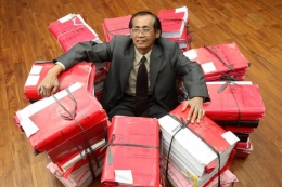 Artidjo Alkostar, mantan Hakim Agung yang diusulkan Jokowi jadi Dewan Pengawas KPK (kompas.com/ Yuniadhi Agung).
