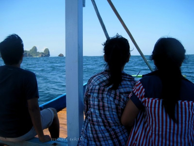 Sedikit menuju ke lepas pantai juga tantangan. Dokpri