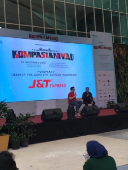 J&T Express di Kompasianival 2019 | Dokpri