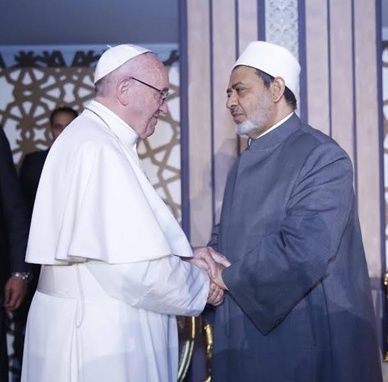 Ucapan Selamat Natal Grand Syekh Al Azhar ke Paus Fransiskus sumber azhar.eg