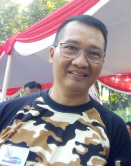 Budi Raharja, Kepala Disbudparpora Kota Cimahi (sumber foto: Lukaman Hakim)