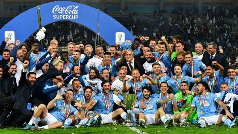 Lazio Juara Piala Super Italia | AFP via inews.id