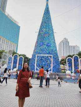 Pohon Natal di Central Park Jakarta. Desember 2019. Dokumen pribadi