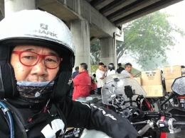 Ida Bagus Ngurah Wijaya dalam petualangan keliling Asia (dok pribadi) 