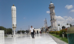 pelataran halaman masjid | dokpri