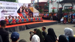 Pentas Kebudayaan Aceh di CFD Solo (dok. pri).