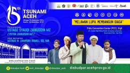 Banner Peringatan 15 Tahun Tsunami Aceh (Doc Disbudpar Aceh)