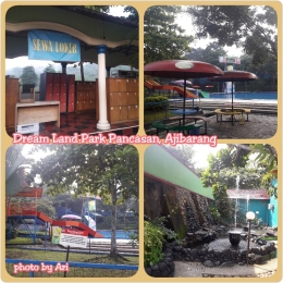 Beberapa lokasi wisata dan fasilitas di Dream Land Park, Pancasan, Ajibarang. Photo by Ari