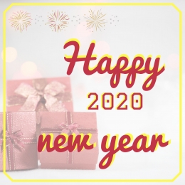 Happy New Year 2020. Source : Olahan Penulis