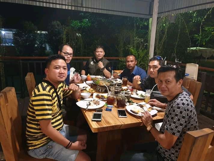 Saat wawancara & Makan malam bersama suhu Andy di restaurant Singkawang (10/12/2019).