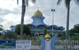 Masjid terbesar di Penang (dok pribadi)