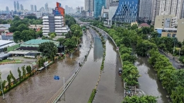 Banjir Jakarta salah siapa? | Sumber gambar : cnnindonesia.com