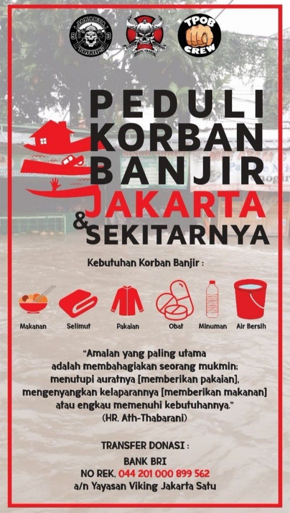 Contoh Poster Bantuan Bencana Alam – Lukisan