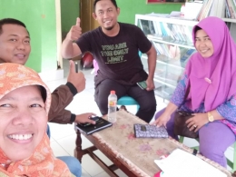 Bersama Lurah Bontolebang dan Kades Tamalate (dok. pribadi)