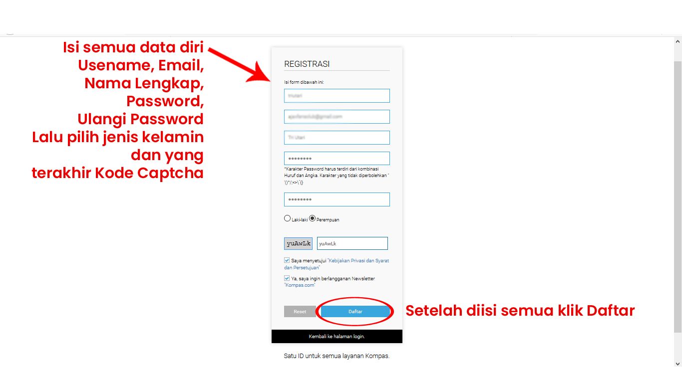 Cara Membuat Akun Hingga Menulis Di Kompasiana.com (Lengkap Dengan ...