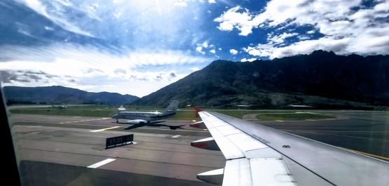 Queenstown Airport. Dokpri