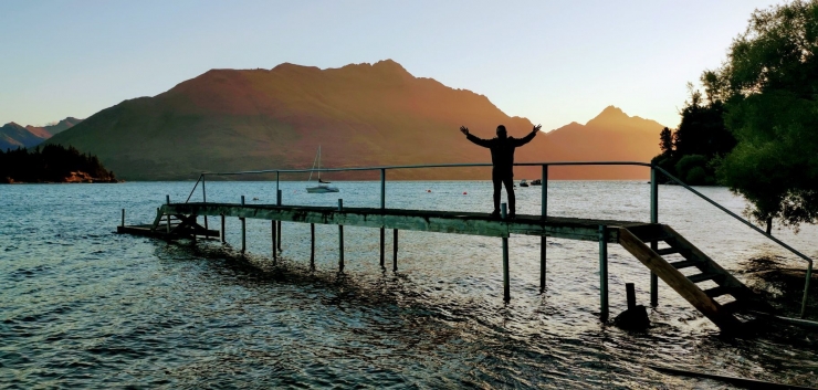 Wakatipu lake, NZ. Dokpri