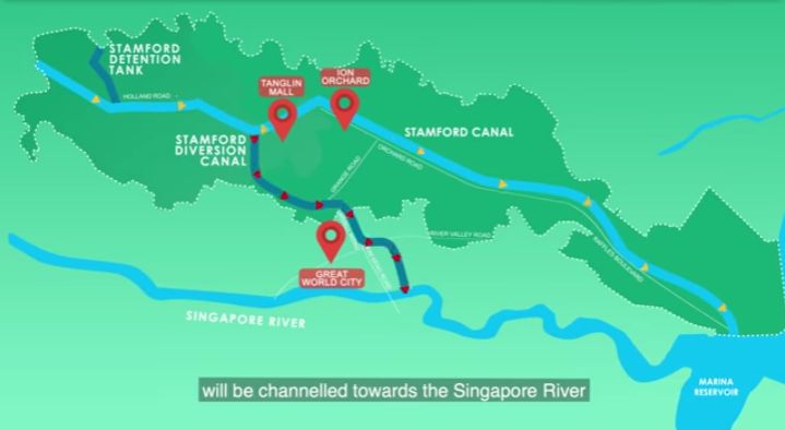 Rancangan SDT dan SDC di Stamford Canal Singapura (Foto: sgPUB)