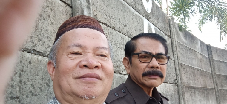 Saya dan ketua fkw PBS. Dok.pri