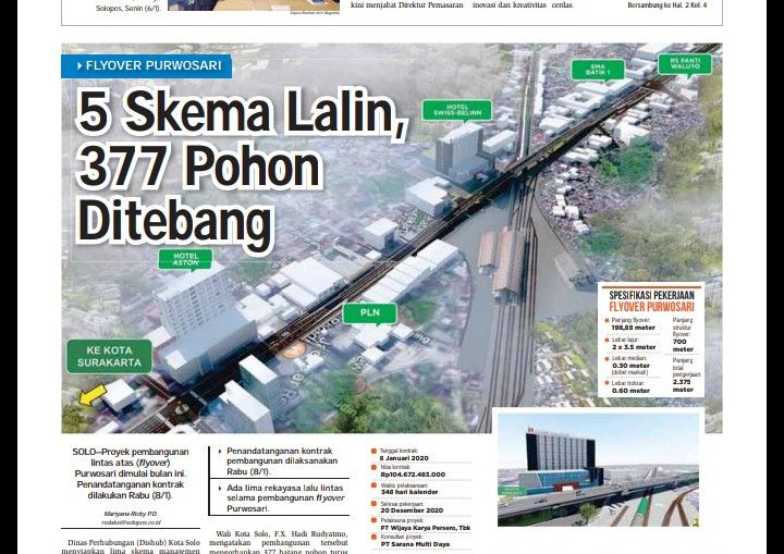 Ilustrasi headline harian Solopos edisi Selasa, 7 Januari 2019