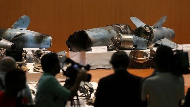 Drone canggih yang digunakan menyerang Aramco. Photo: BBC