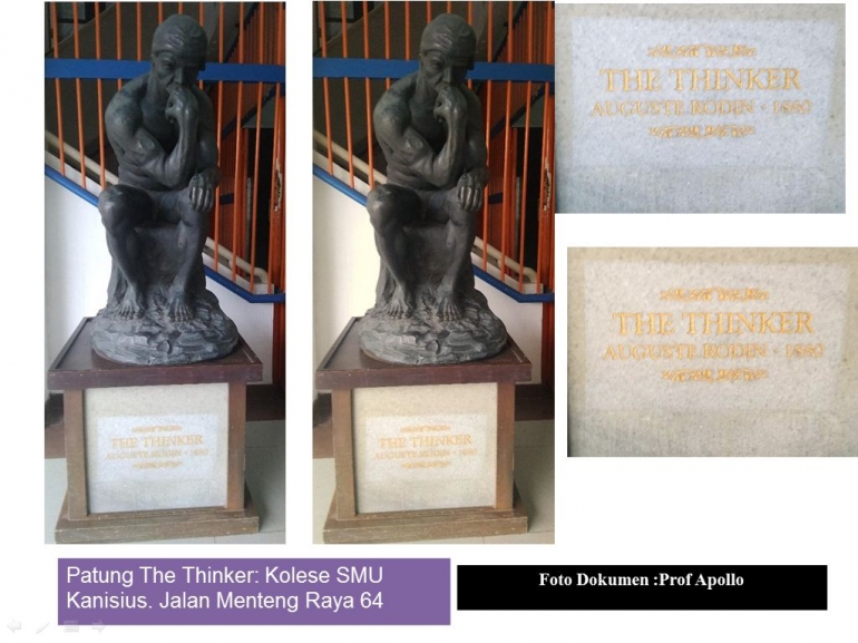 Re-Interprestasi Makna Patung The Thinker karya Auguste Rodin | Dokumentasi pribadi